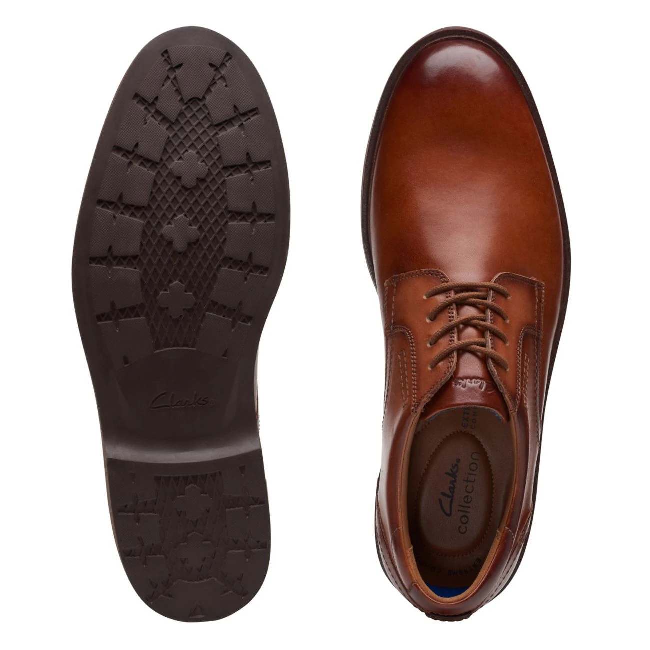 Clarks Malwood Lace Tan Leather 9 Clarks Malwood Lace Tan Leather - Image 7