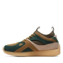 Clarks 8th St Breacon Khaki Combi -Clarks Shoes Store 26169469 W 5