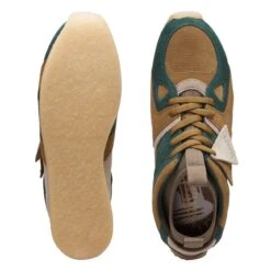 Clarks 8th St Breacon Khaki Combi -Clarks Shoes Store 26169469 W 7