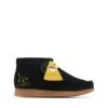 Clarks Wallabee Mist Kid Black Print 2 Clarks Wallabee Mist Kid Black Print -Clarks Shoes Store 26169540 W 1