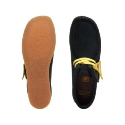 Clarks Wallabee Mist Older Black Print -Clarks Shoes Store 26169543 W 7