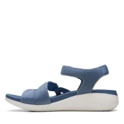 Clarks Glide Hi Shore Denim Blue -Clarks Shoes Store 26169742 W 5