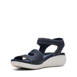 Clarks Glide Hi Shore Navy -Clarks Shoes Store 26169743 W 4