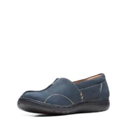 Clarks Un Loop Stride Navy Nubuck 12 Clarks Un Loop Stride Navy Nubuck -Clarks Shoes Store 26169795 W 4