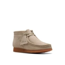 Clarks Wallabee Boot Older Sand -Clarks Shoes Store 26169805 W 7