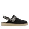 Clarks Trek Mule Zebra Print