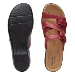 Clarks Merliah Karli Red Leather 15 Clarks Merliah Karli Red Leather -Clarks Shoes Store 26170011 W 7