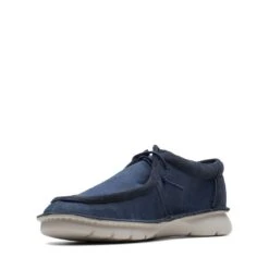Clarks Colehill Easy Navy Canvas -Clarks Shoes Store 26170016 W 4