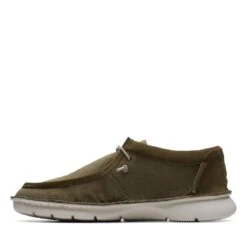 Clarks Colehill Easy Dark Olive Txt -Clarks Shoes Store 26170019 W 5