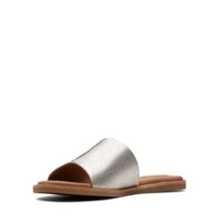 Clarks Karsea Mule Silver Metallic 12 Clarks Karsea Mule Silver Metallic -Clarks Shoes Store 26170054 W 4