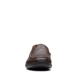 Clarks Gorwin Step Dark Brown Leather -Clarks Shoes Store 26170080 W 3