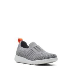 Clarks Ezera Walk Kid Grey Textile 10 Clarks Ezera Walk Kid Grey Textile -Clarks Shoes Store 26170097 W 2