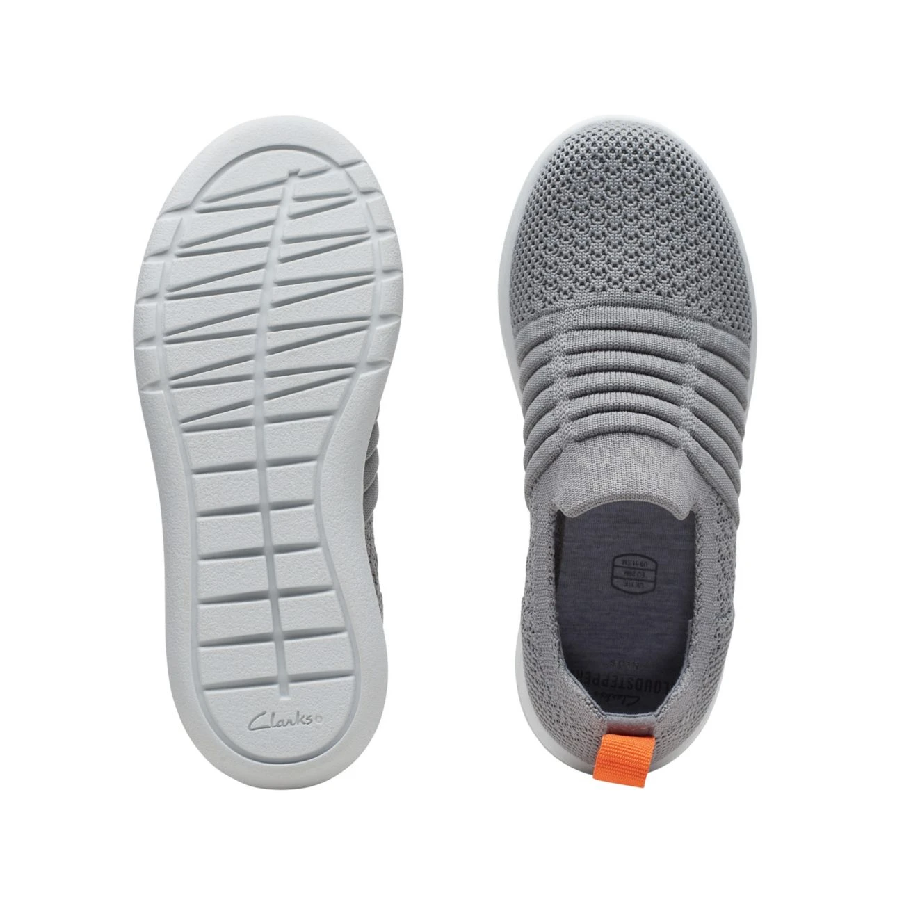 Clarks Ezera Walk Kid Grey Textile 9 Clarks Ezera Walk Kid Grey Textile - Image 7