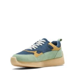 Clarks 8th St Lockhill Blue/Green -Clarks Shoes Store 26170103 W 4