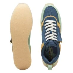 Clarks 8th St Lockhill Blue/Green -Clarks Shoes Store 26170103 W 7