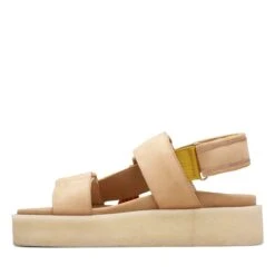 Clarks Crepe Sandal Sand Combi -Clarks Shoes Store 26170111 W 5