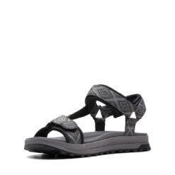 Clarks ATL Trek Sea Black Grey Combination 12 Clarks ATL Trek Sea Black Grey Combination -Clarks Shoes Store 26170124 W 4