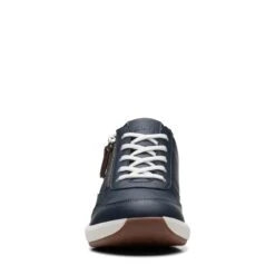 Clarks Un Rio Zip Navy Combination -Clarks Shoes Store 26170213 W 3