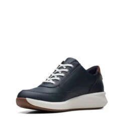 Clarks Un Rio Zip Navy Combination -Clarks Shoes Store 26170213 W 4