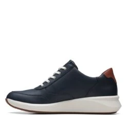 Clarks Un Rio Zip Navy Combination -Clarks Shoes Store 26170213 W 5