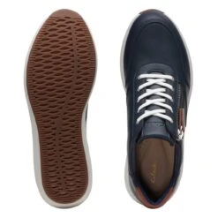 Clarks Un Rio Zip Navy Combination -Clarks Shoes Store 26170213 W 7