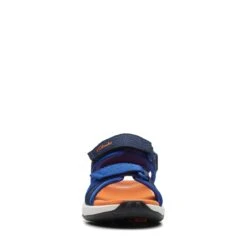 Clarks Expo Sea Kid Navy Combination -Clarks Shoes Store 26170231 W 3