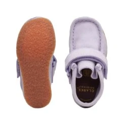 Clarks WallabeeBootT. Lilac Suede -Clarks Shoes Store 26170232 W 7