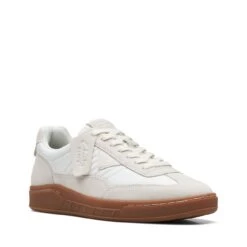 Clarks Craft Rally Ace Off White Combi 10 Clarks Craft Rally Ace Off White Combi -Clarks Shoes Store 26170301 W 2