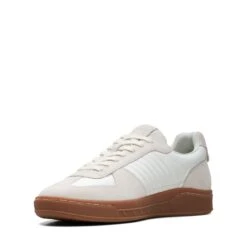 Clarks Craft Rally Ace Off White Combi 12 Clarks Craft Rally Ace Off White Combi -Clarks Shoes Store 26170301 W 4