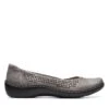 Clarks Cora Iris Pewter Metallic -Clarks Shoes Store 26170464 W 1