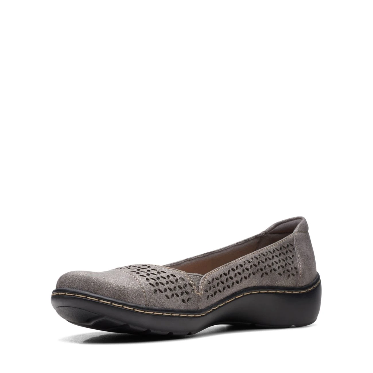 Clarks Cora Iris Pewter Metallic 6 Clarks Cora Iris Pewter Metallic - Image 4