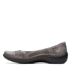 Clarks Cora Iris Pewter Metallic 13 Clarks Cora Iris Pewter Metallic -Clarks Shoes Store 26170464 W 5