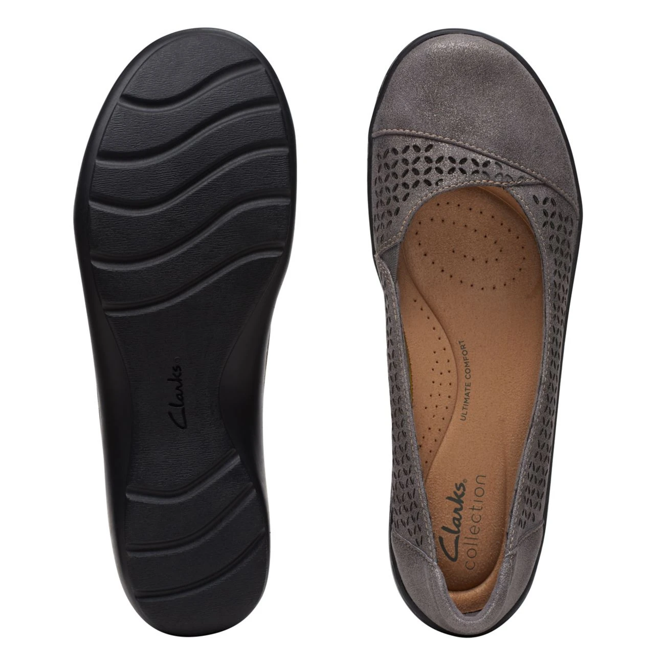 Clarks Cora Iris Pewter Metallic 9 Clarks Cora Iris Pewter Metallic - Image 7