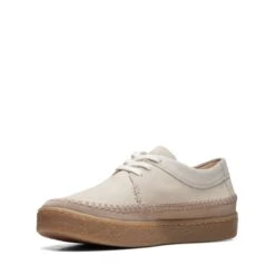 Clarks Barleigh Weave Ivory Combi -Clarks Shoes Store 26170487 W 4