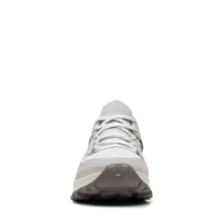 Clarks ATL Trek Knit Waterproof Light Grey Combination -Clarks Shoes Store 26170570 W 3