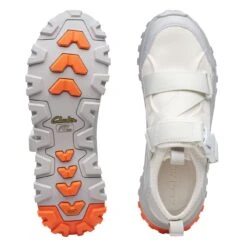 Clarks ATL Trek Strap Light Grey Combination -Clarks Shoes Store 26170580 W 7