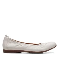 Clarks Rena Hop White Leather