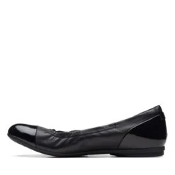 Clarks Rena Jazz Black Leather -Clarks Shoes Store 26170592 W 5