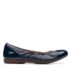Clarks Rena Jazz Navy Leather -Clarks Shoes Store 26170594 W 1