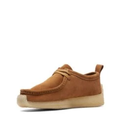 Clarks 8th St Rossendale Tan Suede -Clarks Shoes Store 26170910 W 4