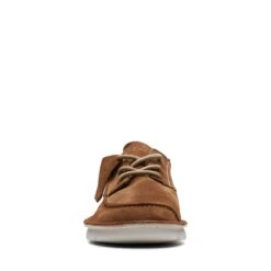 Clarks Colehill Seam Dark Tan Suede -Clarks Shoes Store 26170925 W 3