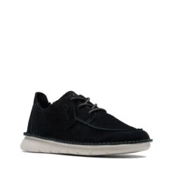 Clarks Colehill Seam Black Suede -Clarks Shoes Store 26170926 W 2