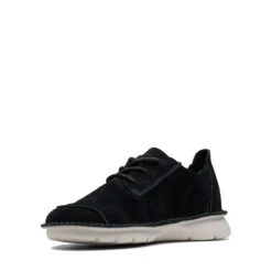 Clarks Colehill Seam Black Suede -Clarks Shoes Store 26170926 W 4
