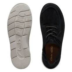 Clarks Colehill Seam Black Suede -Clarks Shoes Store 26170926 W 7