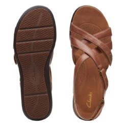 Clarks Kitly Go Light Tan Leather -Clarks Shoes Store 26170985 W 7