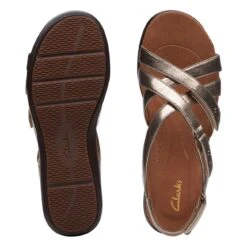 Clarks Kitly Go Metallic -Clarks Shoes Store 26170987 W 7