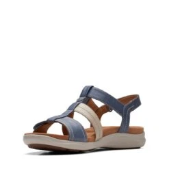 Clarks Kitly Step Denim Combi -Clarks Shoes Store 26170990 W 4