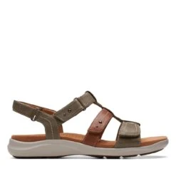 Clarks Kitly Step Olive Combination