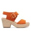 Clarks Kimmei Hi Strap Orange Suede 2 Clarks Kimmei Hi Strap Orange Suede -Clarks Shoes Store 26171010 W 1