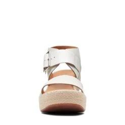 Clarks Kimmei Hi Strap White Combi -Clarks Shoes Store 26171012 W 3